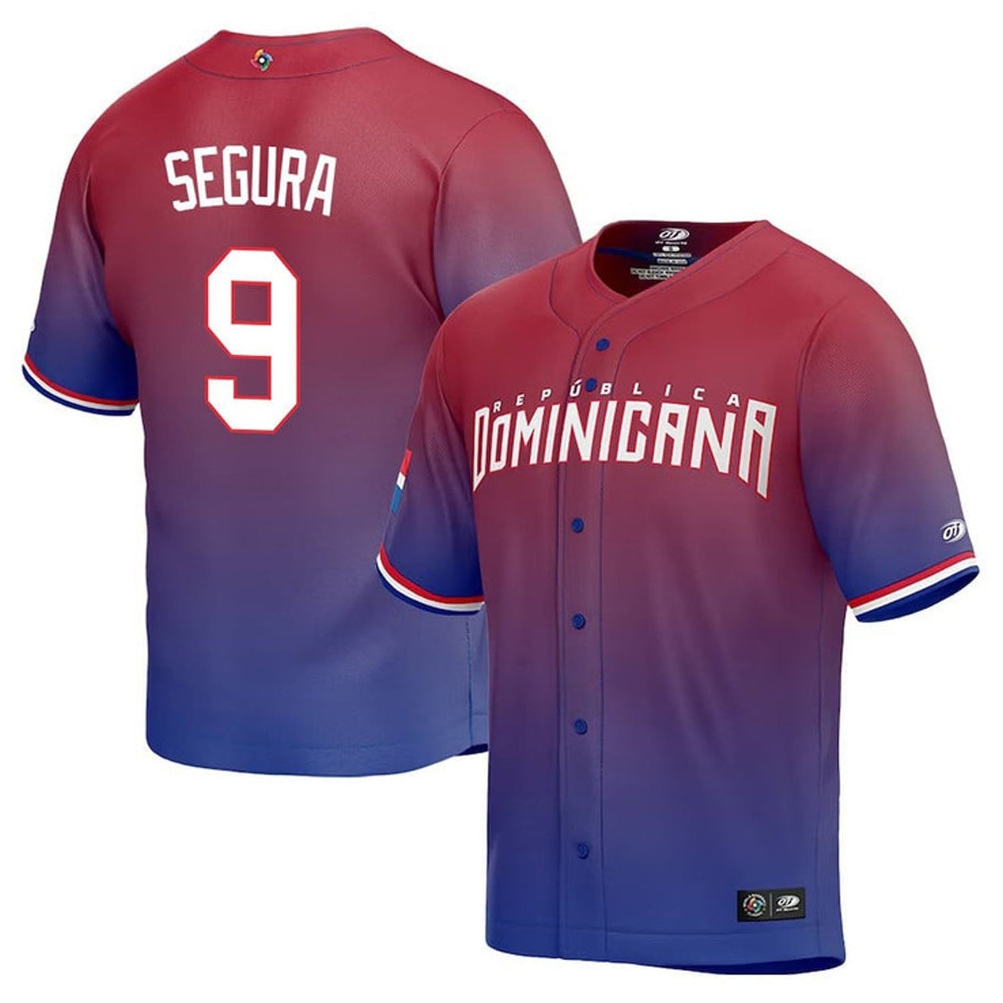 WBC Jean Segura Dominican Republic 9 Jersey