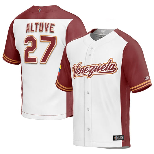 WBC Jose Altuve Venezuela 27 Jersey