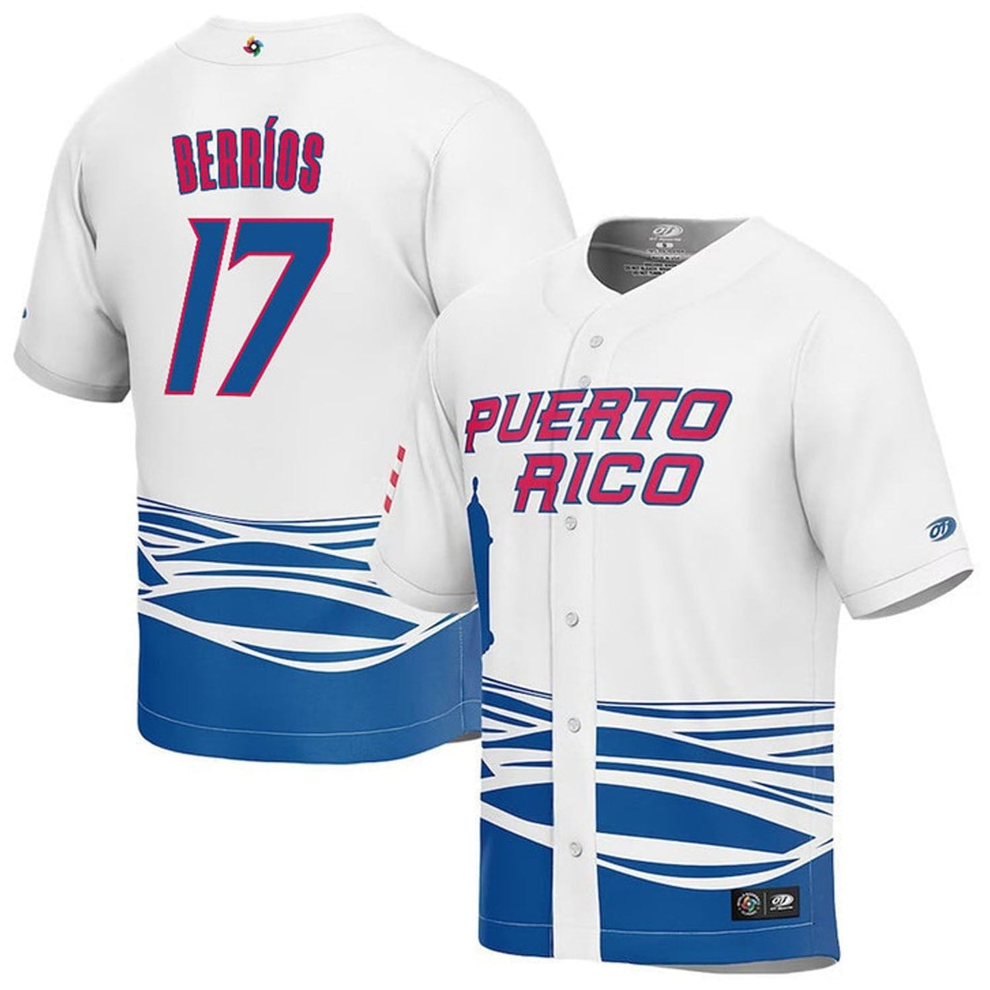 WBC José Berríos Puerto Rico 17 Jersey