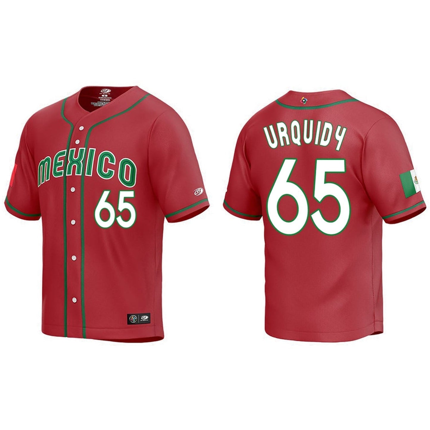 WBC Jose Urquidy Mexico 65 Jersey