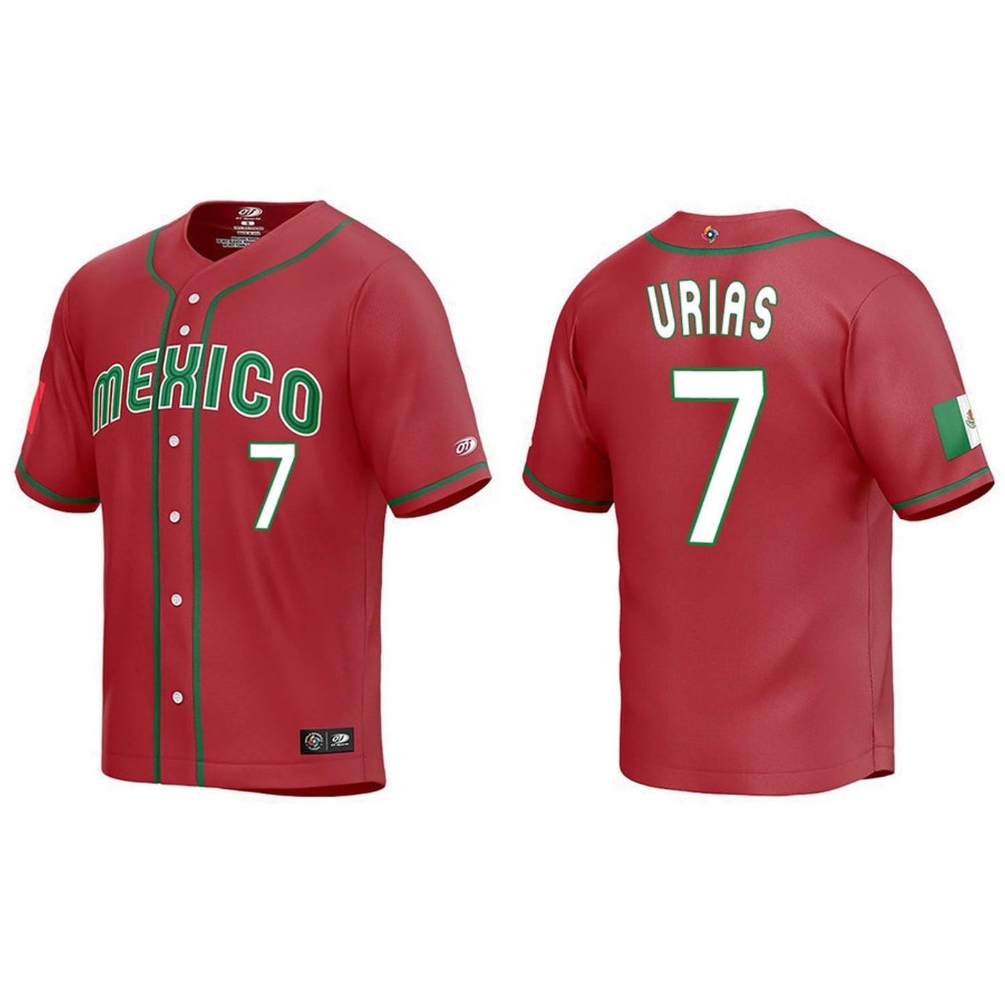 WBC Julio Urias Mexico 7 Jersey