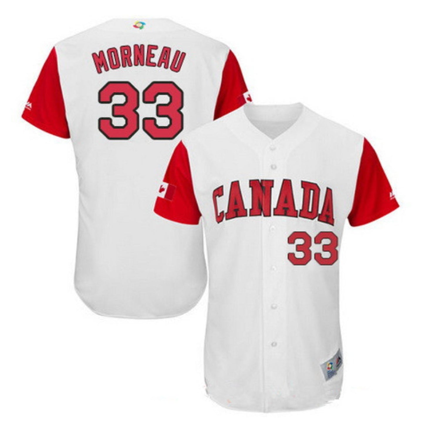 WBC Justin Morneau Canada 33 Jersey