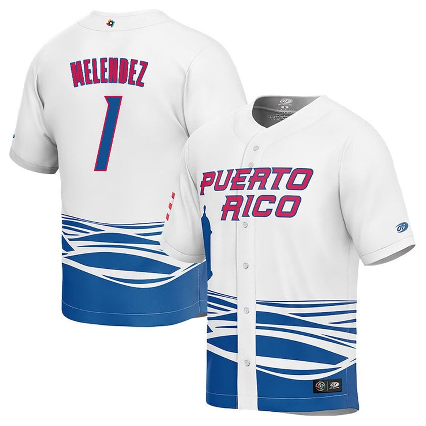 WBC MJ Melendez Puerto Rico 1 Jersey