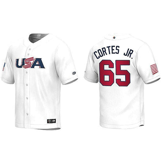 WBC Nestor Cortes Jr. USA 65 Jersey