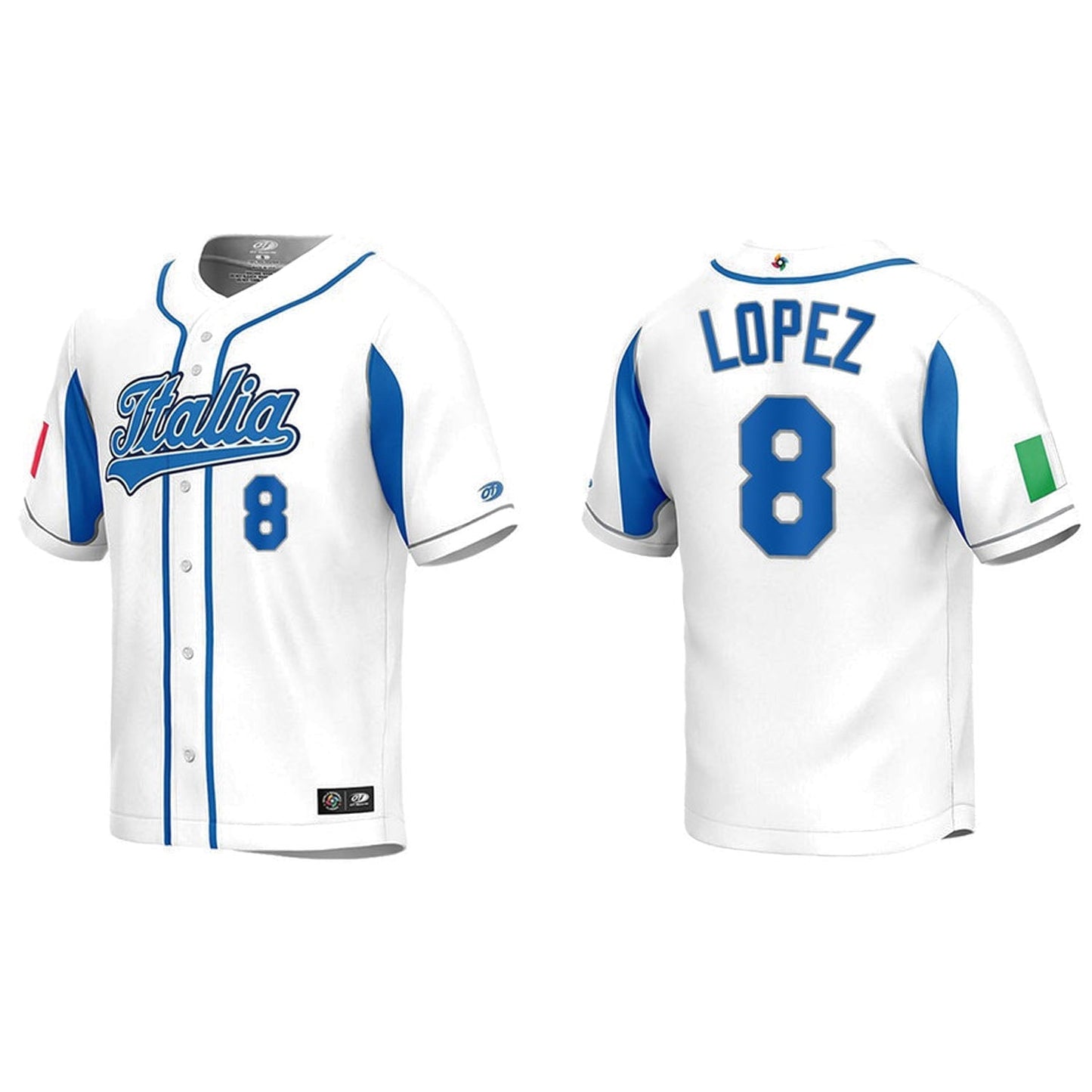 WBC Nicky Lopez Italy 8 Jersey