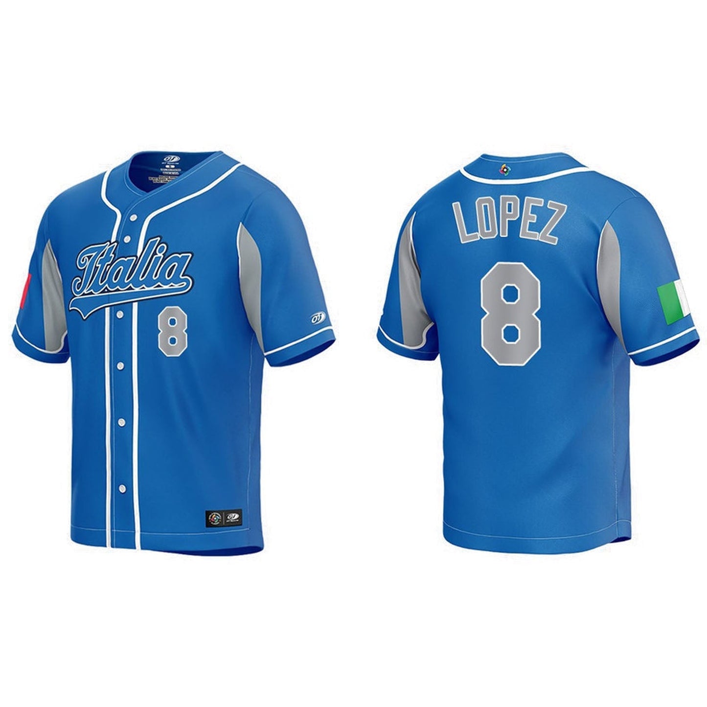 WBC Nicky Lopez Italy 8 Jersey