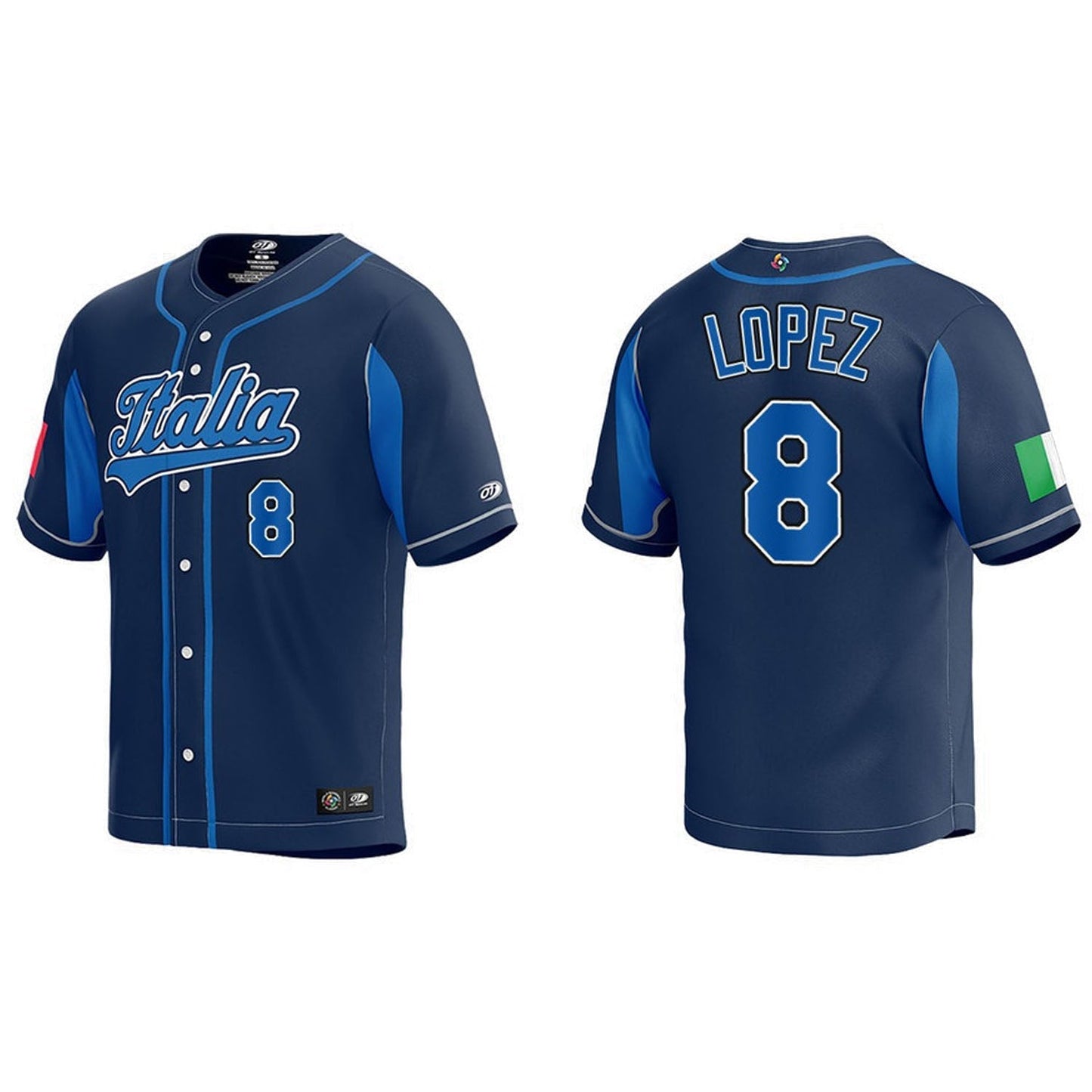 WBC Nicky Lopez Italy 8 Jersey