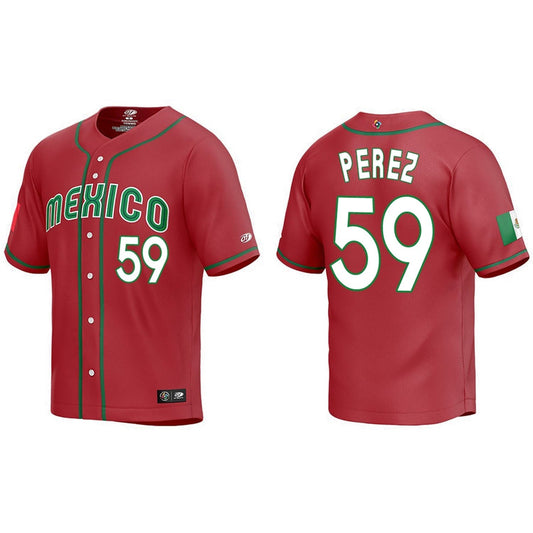 WBC Oliver Perez Mexico 59 Jersey