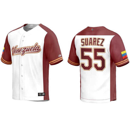 WBC Ranger Suarez Venezuela 55 Jersey