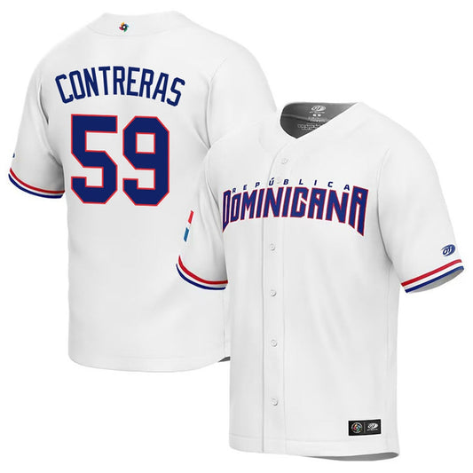 WBC Roansy Contreras Dominican Republic 59 Jersey