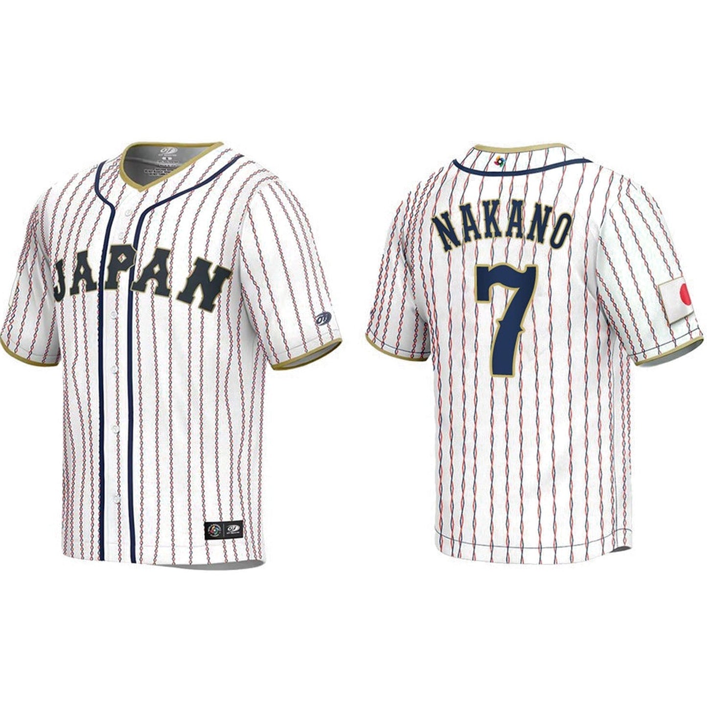 WBC Takumu Nakano Japan 7 Jersey