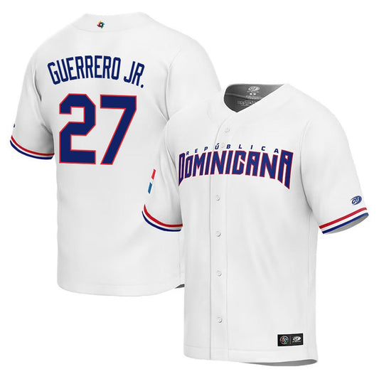 WBC Vladimir Guerrero Jr. Dominican Republic 27 Jersey