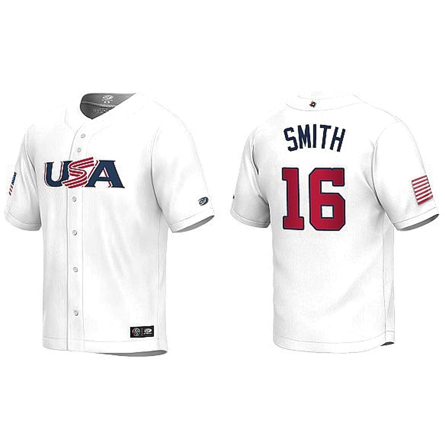 WBC Will Smith USA 16 Jersey