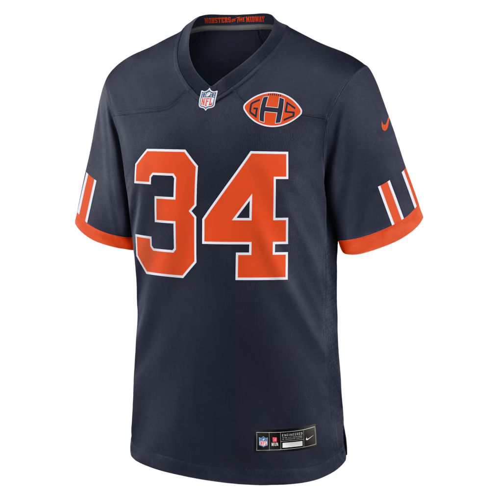 Walter Payton #34 Chicago Bears 2026 Rivalries NFL jersey