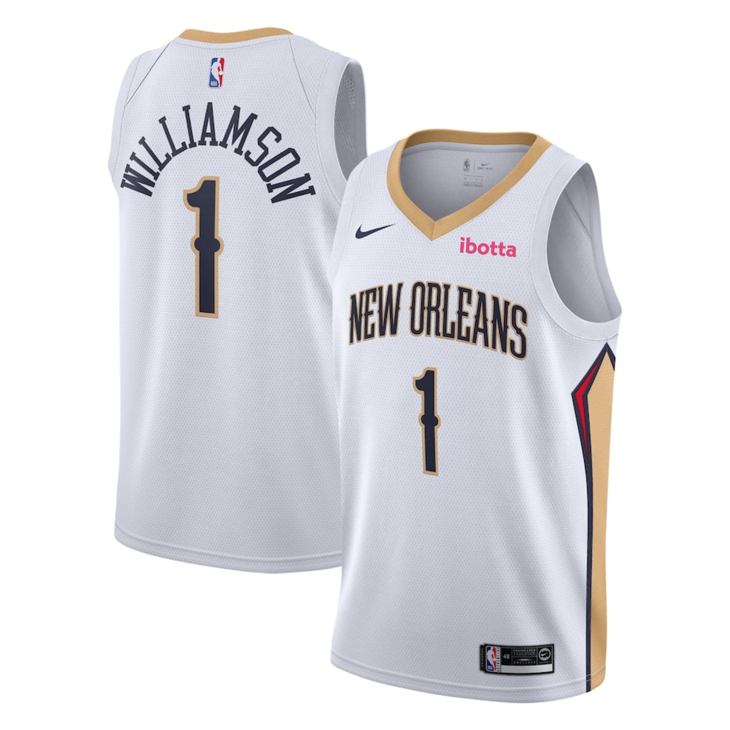 NBA Zion Williamson New Orleans Pelicans 1 Jersey