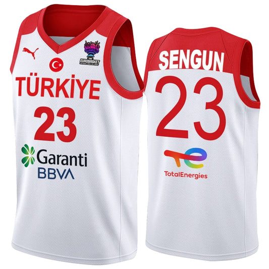 Alperen Sengun Turkey FIBA EuroBasket 2023 basketball jersey 