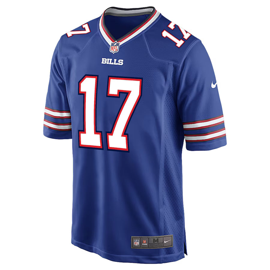 Buffalo Bills Josh Allen men's home game jersey in royal blue