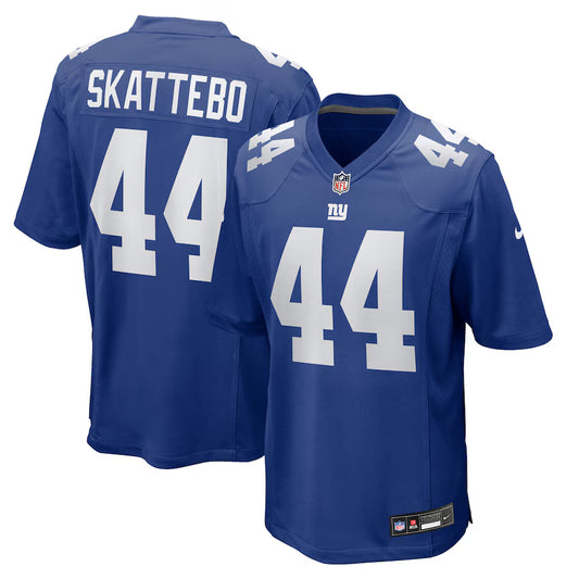 Cam Skattebo New York Giants Royal NFL Game Jersey