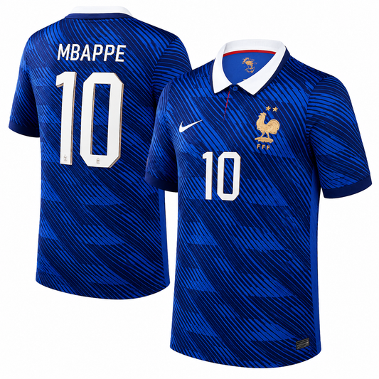 Kylian Mbappé France #10 2026 Home Soccer Jersey - Blue
