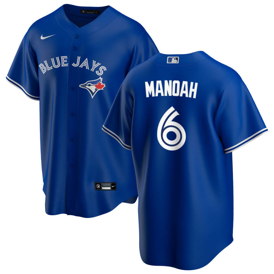 MLB Alek Manoah Toronto Blue Jays 6 Jersey