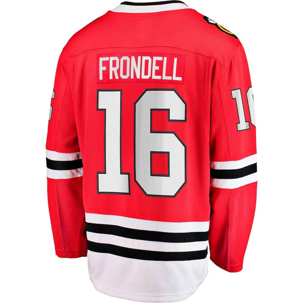 Anton Frondell Chicago Blackhawks Neon Pink Hockey Jersey