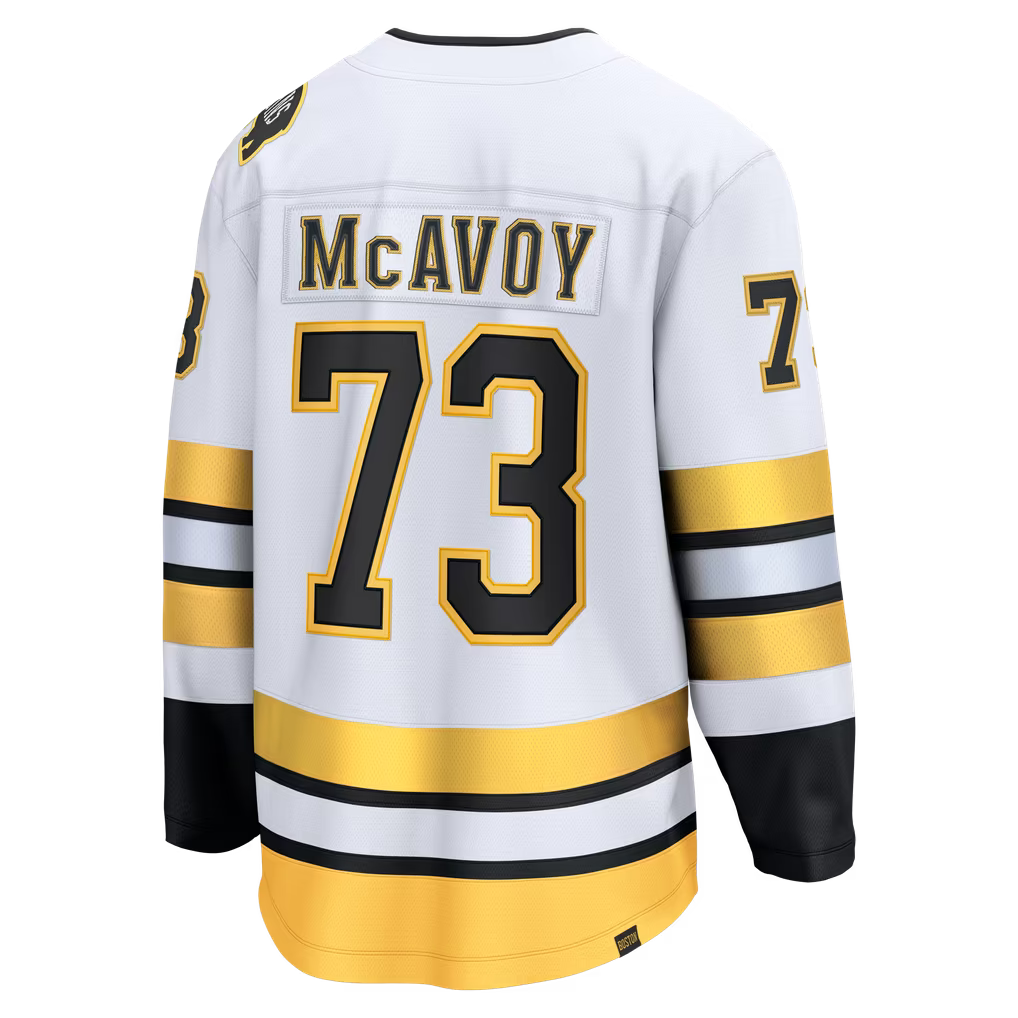 Charlie McAvoy #73 Boston Bruins Custom Hockey Jersey