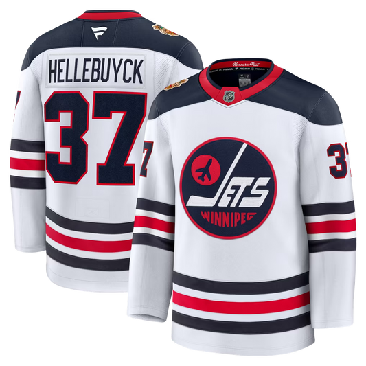 Connor Hellebuyck #37 Winnipeg Jets Premium Hockey Jerseys