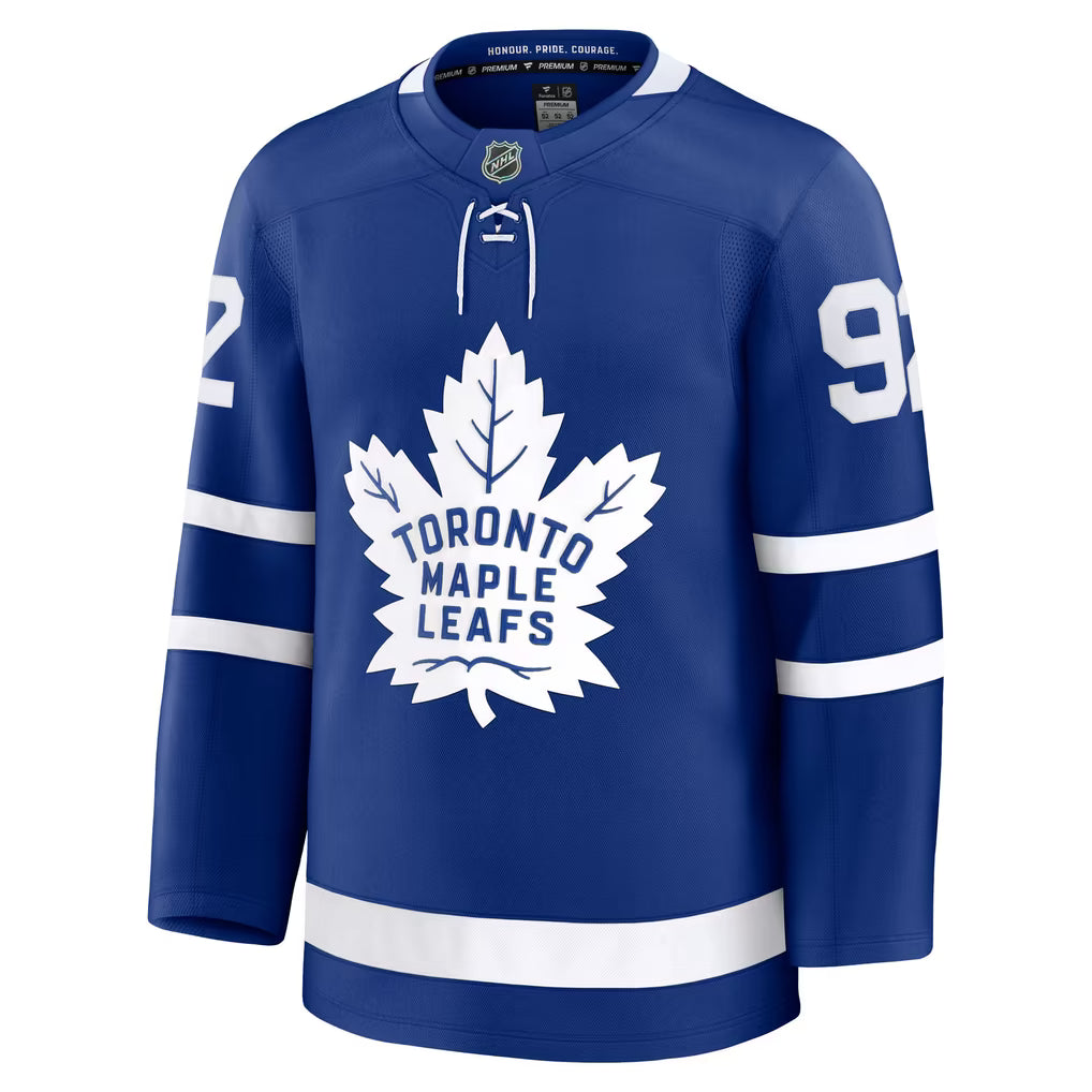 Gavin McKenna #92 Toronto Maple Leafs Hockey Jersey