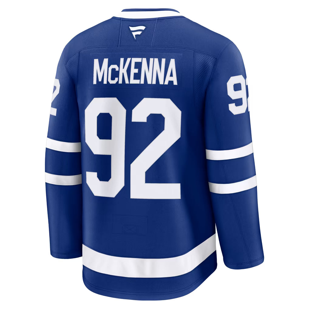 Gavin McKenna #92 Toronto Maple Leafs Hockey Jersey