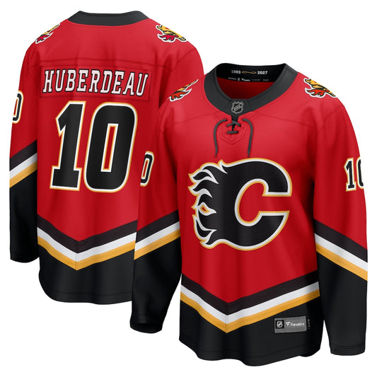 Jonathan Huberdeau #10 Calgary Flames Hockey Jersey