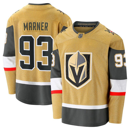 Mitch Marner Vegas Golden Knights Home Breakaway Jersey in gold