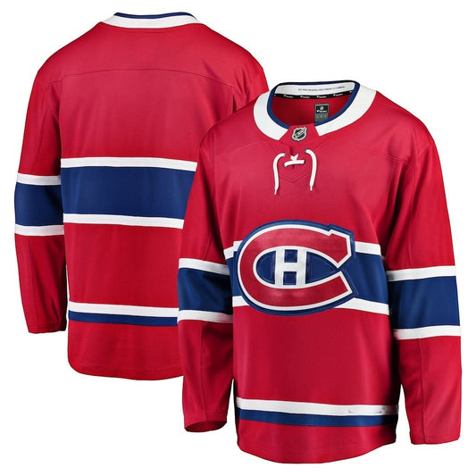 Montreal Canadiens Breakaway Home Jersey in red, front view