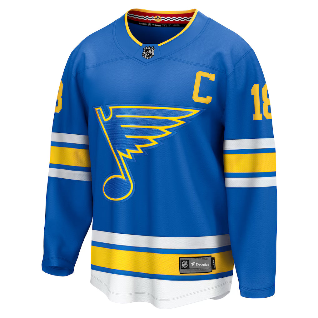 Robert Thomas #18 St. Louis Blues Hockey Jersey