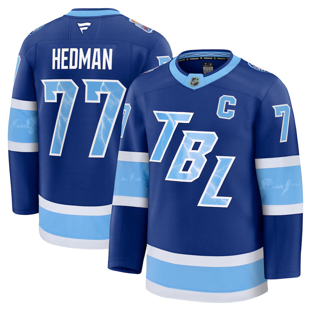 Victor Hedman Tampa Bay Lightning 2026 Stadium Series Premium Jersey - Blue