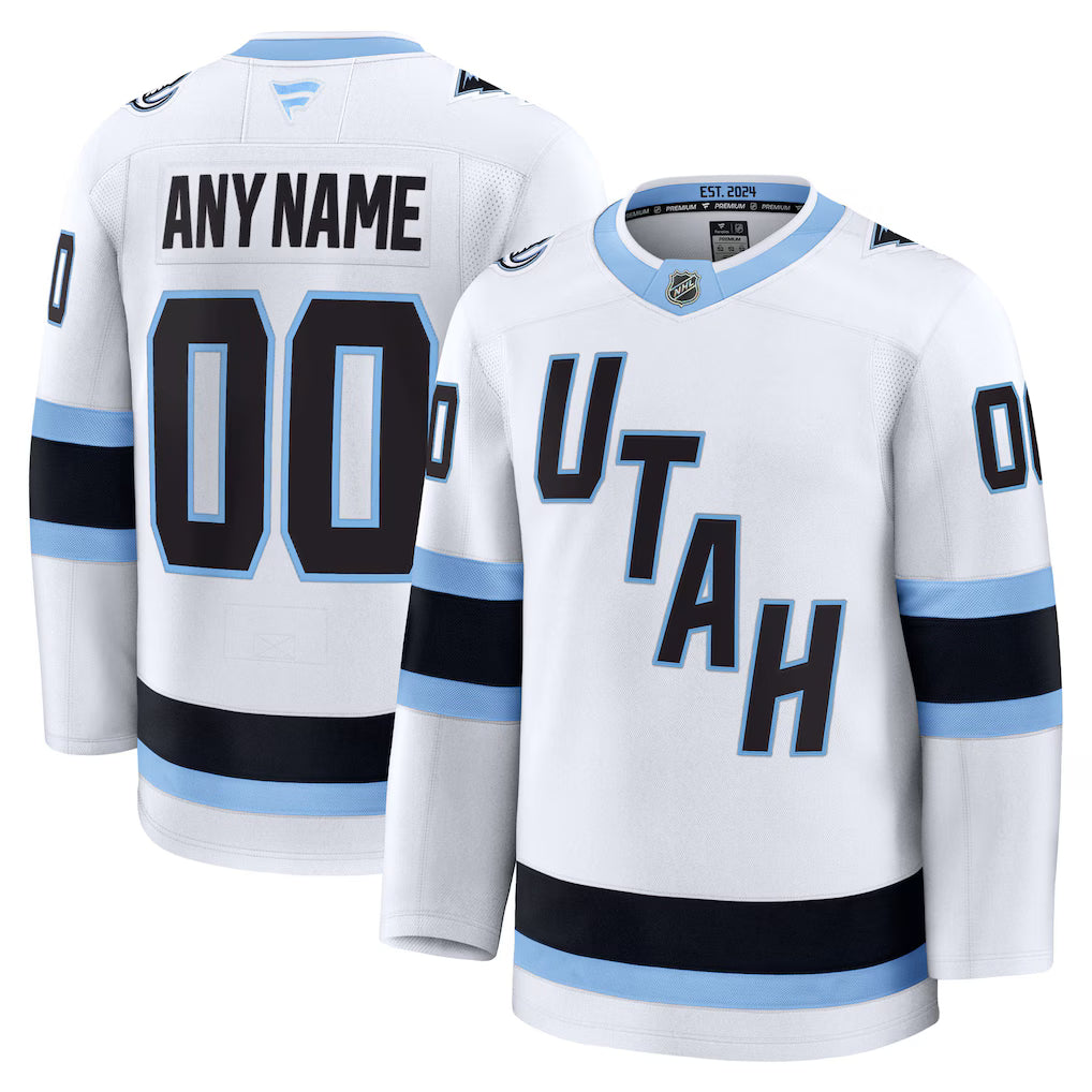 Utah Mammoth Away Premium Custom Jersey - White
