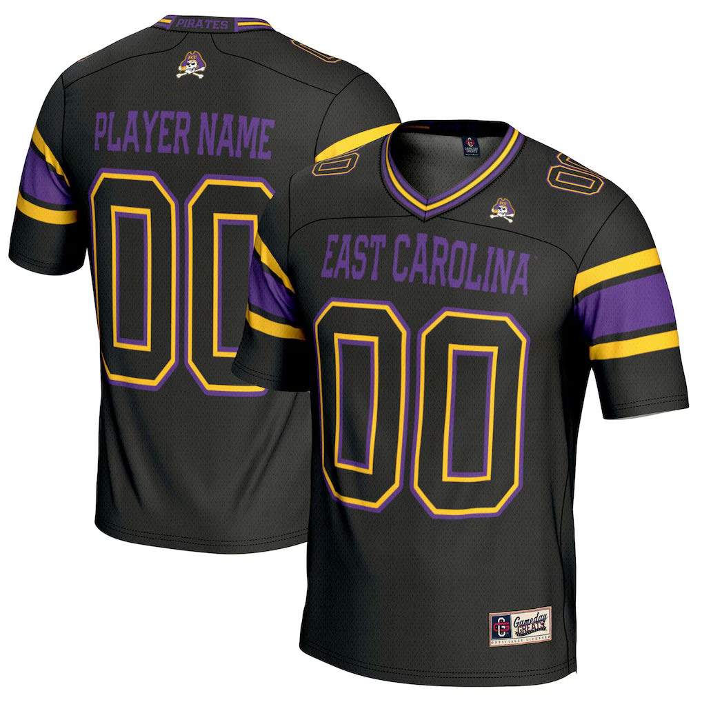ECU Pirates GameDay Greats NIL Pick-A-Player Football Jersey - Black - NCAA