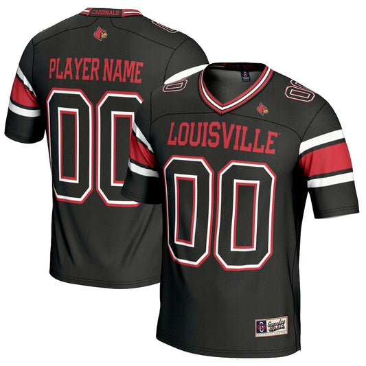 Louisville Cardinals GameDay Greats NIL Pick-A-Player Football Jersey - Black - NCAA
