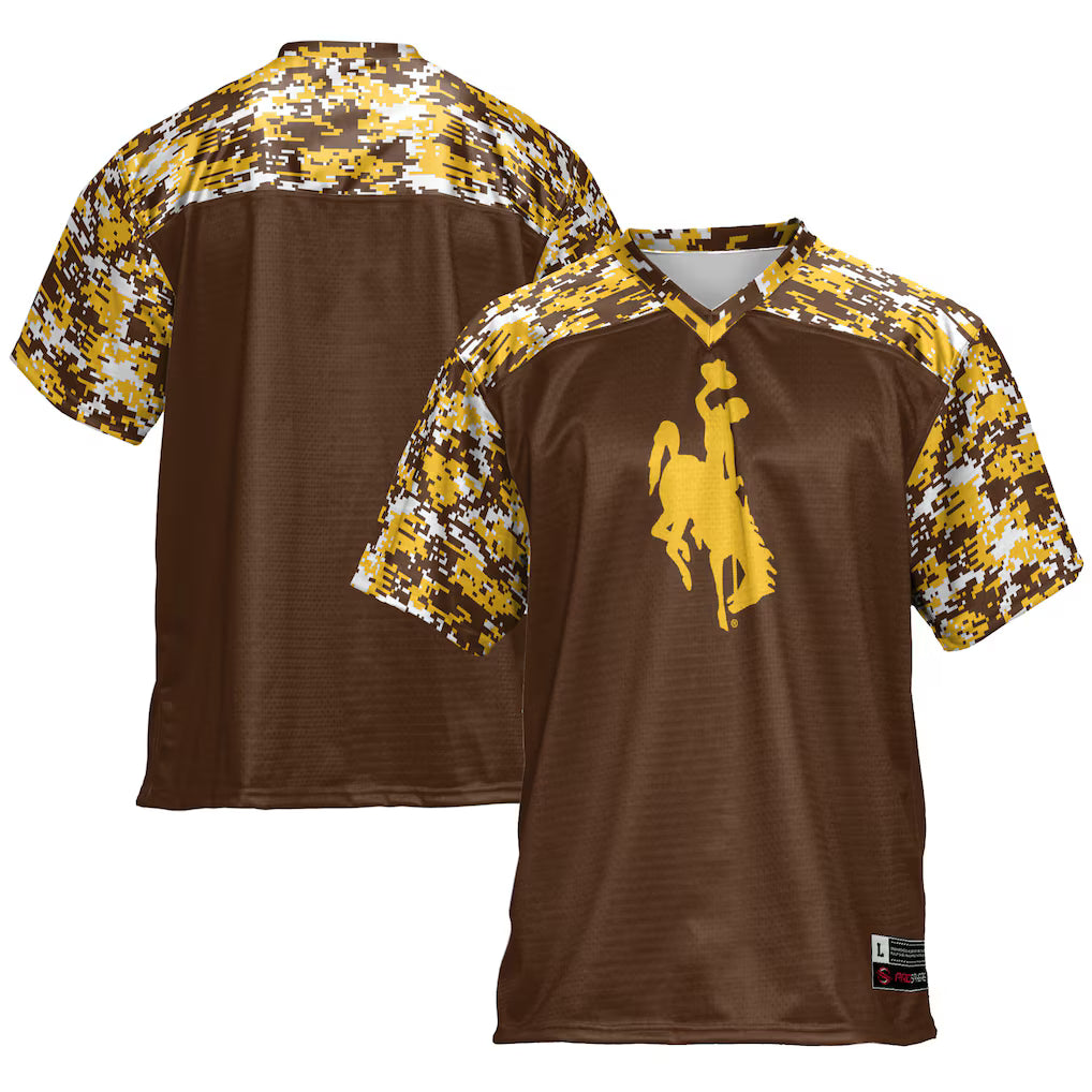 Wyoming Cowboys GameDay Greats Football Jersey - Brown -
