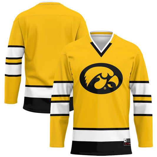 Iowa Hawkeyes GameDay Greats Hockey Jersey - Gold - NCAA