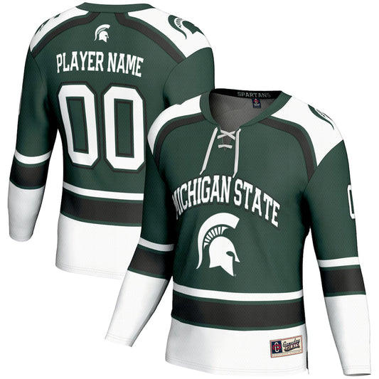 Michigan State Spartans GameDay Greats Men's Ice Hockey NIL Pick-A-Player Jersey - Green - NCAA