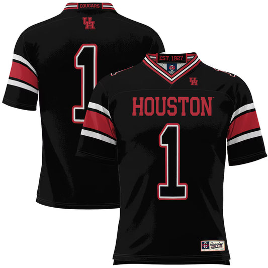 #1 Houston Cougars GameDay Greats Football Jersey - Black - NCAA