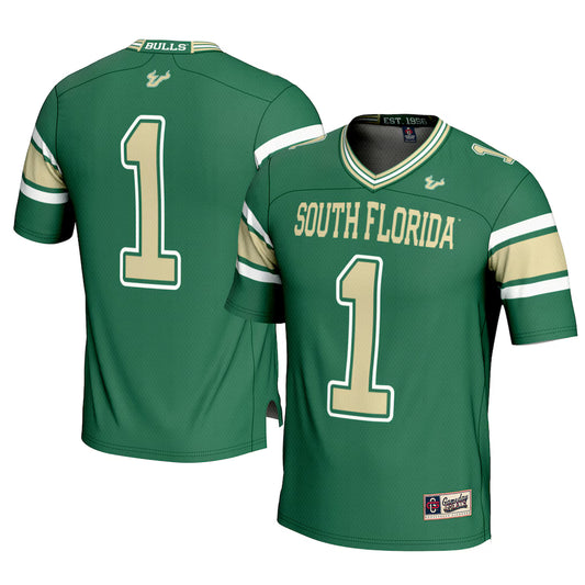 #1 South Florida Bulls GameDay Greats Football Jersey - Green -