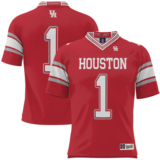#1 Houston Cougars GameDay Greats Football Jersey - Red - NCAA