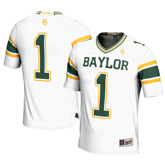 #1 Baylor Bears GameDay Greats Football Jersey - White - NCAA