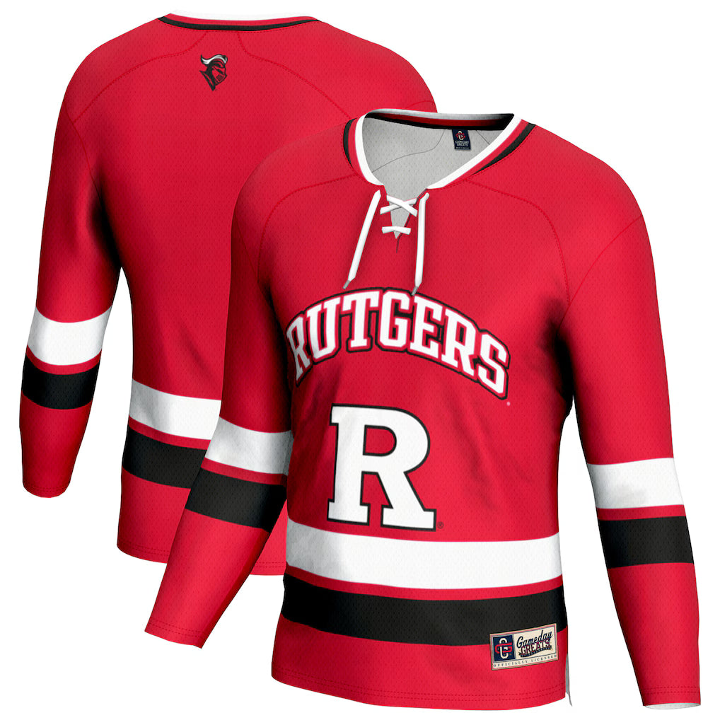 Rutgers Scarlet Knights GameDay Greats Hockey Jersey - Scarlet -
