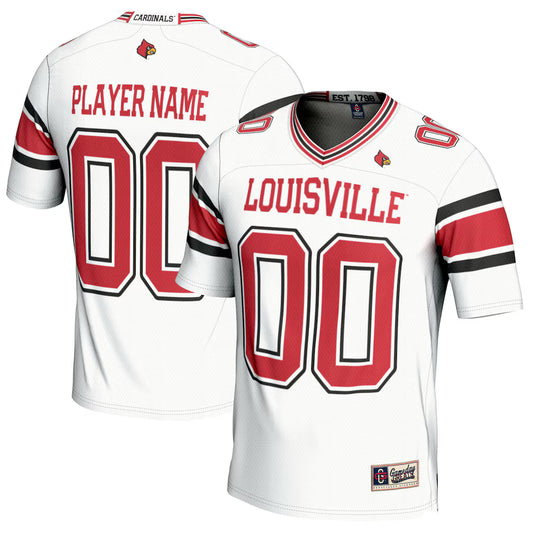 Louisville Cardinals GameDay Greats NIL Pick-A-Player Football Jersey - White - NCAA