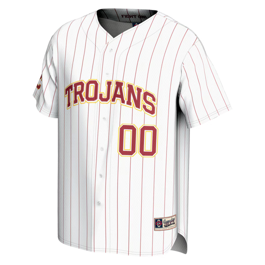 USC Trojans GameDay Greats NIL Pick-A-Player Baseball Lightweight Jersey - White -