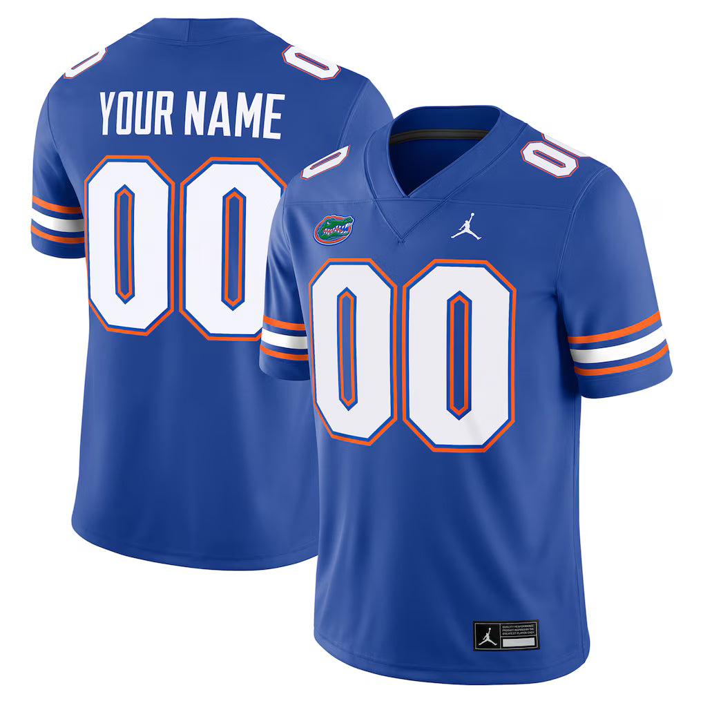 Florida Gators Custom Game Jersey - Royal - NCAA