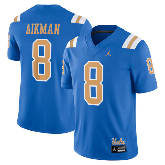 Troy Aikman UCLA Bruins Alumni Player Game Jersey - Blue -