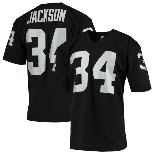 Bo Jackson Las Vegas Raiders 1990 Mitchell & Ness Throwback Jersey in Black